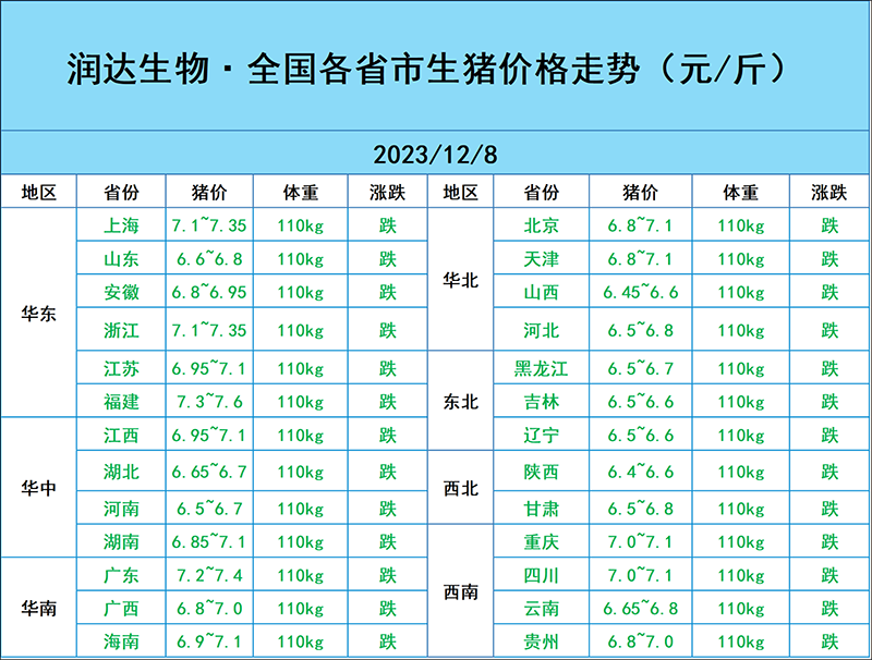 12月8日猪价行情